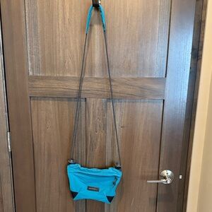 Merrell Turquoise and Black Crossbody Bag